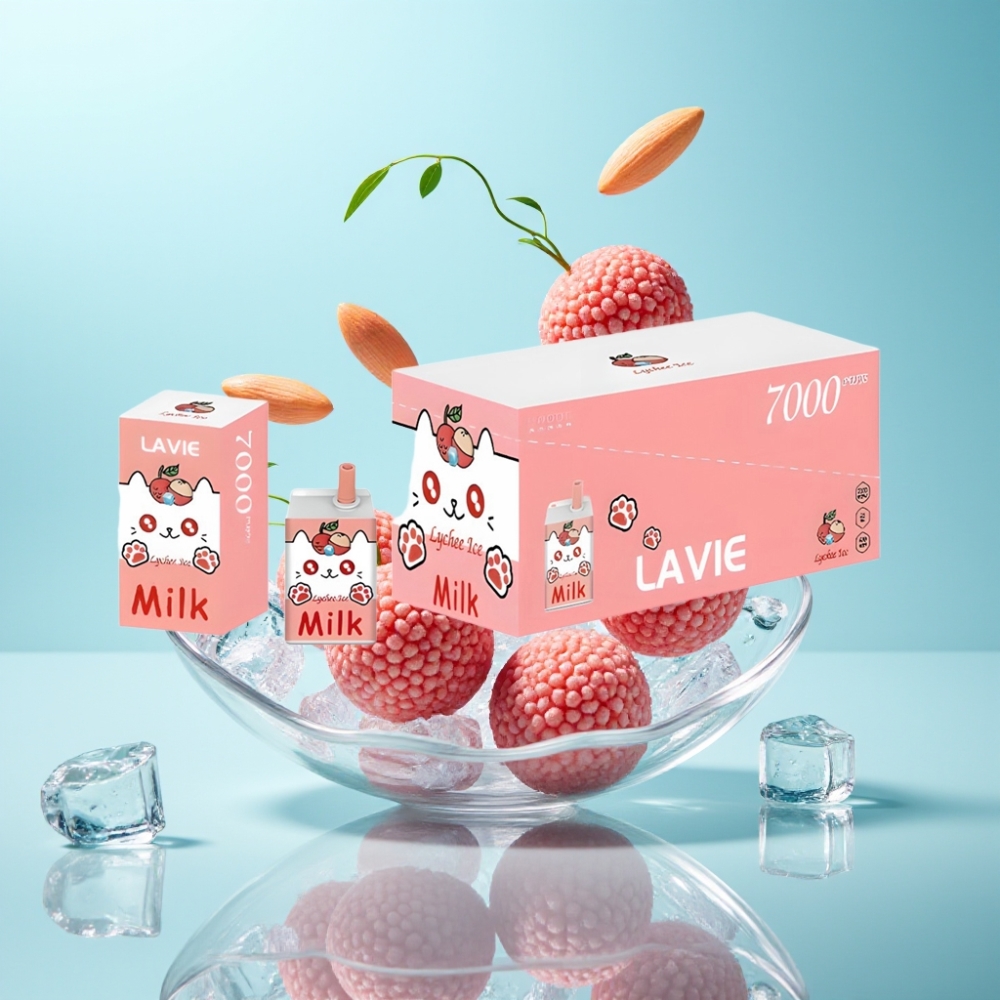 LAVIE Milk 7000 Puffs Disposable Vape – Lychee Ice | 16ML | 600mAh